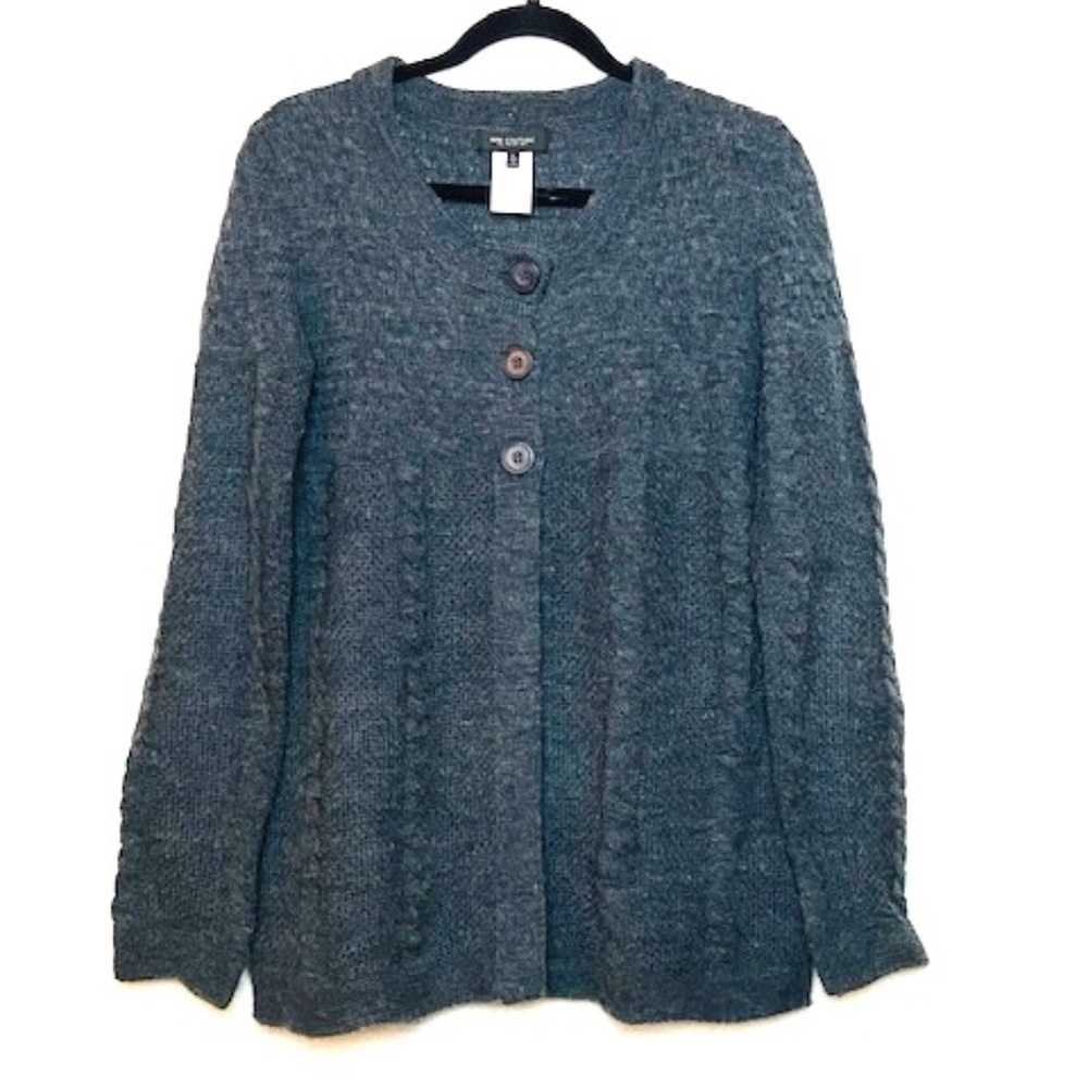 MM COUTURE BY MISS ME Gray Wool Blend Sweater Top